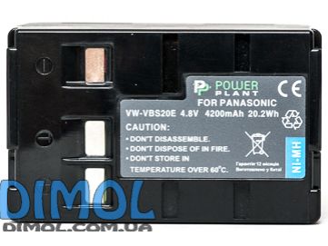 Аккумулятор  PANASONIC VW-VBS20E