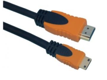 Видeo кабель mini HDMI - HDMI, 1.8m, позолоченные коннекторы, 1.3V