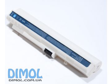 Аккумуляторная батарея для Acer Aspire One A110 A150 D150 D210 D250 P531f P531h ZG5 eMachines eM250 series 5200mAh white 11.1 v