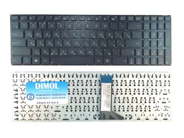 Оригинальная клавиатура для ноутбука ASUS X551, X551CA, X551MA, R512, R512CA, R512MA rus, black