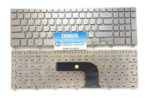 Клавиатура для ноутбука Dell Inspiron 17-7000, 17-7737 series, rus, silver, подсветка
