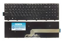 Оригинальная клавиатура для ноутбука DELL inspiron 15 3000 серии 3541, 3542, 3543, 5542, 5545, 5547 rus, black 
