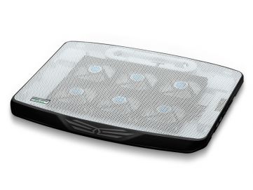 Охлаждающая подставка для ноутбука CoolCold N100-2, (черный\белый)