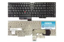 Оригинальная клавиатура для ноутбука Lenovo ThinkPad E530, E530c, E535, E545 rus, black