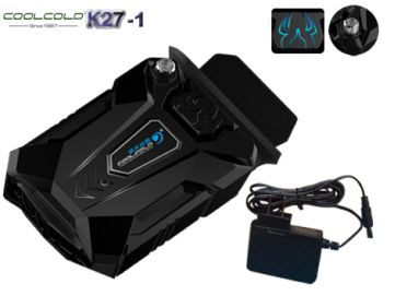 Внешний вентилятор (кулер) для ноутбука CoolCold K27-1, черный