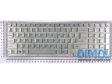 Клавиатура для ноутбука Sony Vaio VPC-CB17 Series Silver