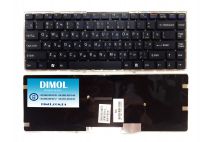 Оригинальная клавиатура для ноутбука Sony Vaio VPC-EA series, no frame, rus, black