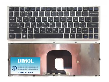 Оригинальная клавиатура для ноутбука Sony Vaio VPC-YA, VPC-YB series, black, ru
