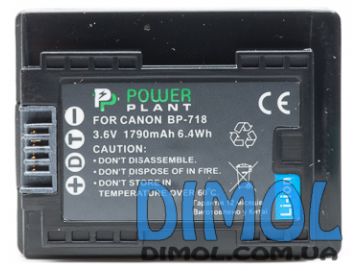 Аккумулятор Canon BP-718 chip	