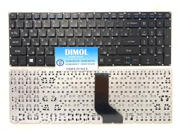 Оригинальная клавиатура для ноутбука Acer Aspire E5-573, ES1-523, E5-575, F5-571, A515-51, EX2511, EX2520 series, ru, black 