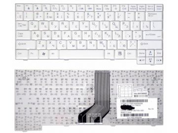 Оригинальная клавиатура для LG X120 series, white, ru