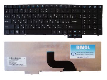 Оригинальная клавиатура для ноутбука Acer TravelMate 5360, 5760, 5760G, 5760Z, 6595, 7750, 7750G, 7750Z, 8573, ru, Black