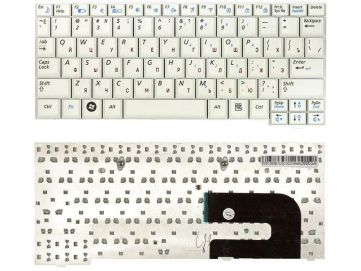 Оригинальная клавиатура для Samsung NC10, ND10, N110, N127, N130, N140 series, white, ru