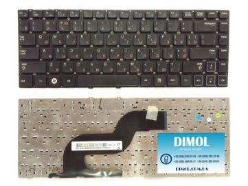 Оригинальная клавиатура для Samsung RV411, RV412, RV415, RV420, black, ru, без рамки