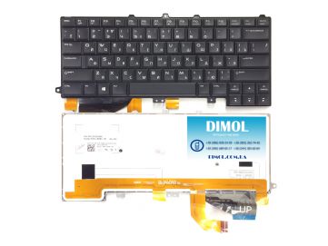 Оригинальная клавиатура для Dell Alienware M14x series, ru, black, подсветка