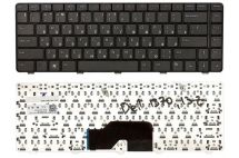 Оригинальная клавиатура для Dell Inspiron 1370 series, black, ru