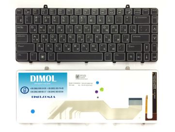Оригинальная клавиатура для Dell Alienware M11x R2, R3 series, black, ru, подсветка