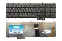 Оригинальная клавиатура для Dell Alienware M17x R3, M17x R4, black, ru, backlit  