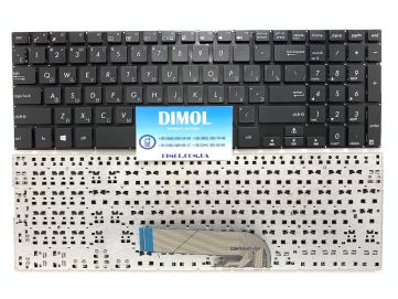 Оригинальная клавиатура для ноутбука Asus Transformer Book Flip TP500, TP500L, Tp500LA, TP500LB, TP500LN, R518, R518U, R518UB series, black, ru