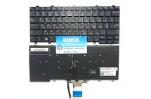 Оригинальная клавиатура для ноутбука Dell Latitude E7250, 13-7000, 7350, E5250, E7270, 11-3150, 11-3160 series, black, ru, подсветка 