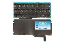 Оригинальная клавиатура для Apple Macbook Pro A1398 series, ru, подсветка, Small enter