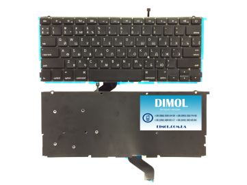 Оригинальная клавиатура для Apple Macbook Pro A1425 series, ru, подсветка, Small enter