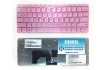 Оригинальная клавиатура для HP Mini 210-1000 series, pink, ru