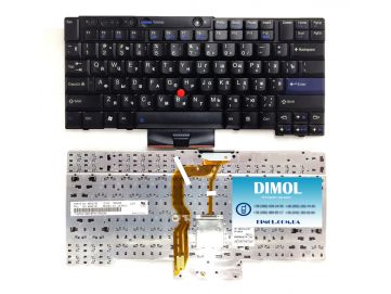 Оригинальная клавиатура для ноутбука Lenovo ThinkPad T400S series, ru, black