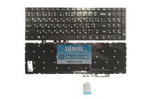 Оригинальная клавиатура для Lenovo Ideapad 110-15IBR series, ua, black, без рамки