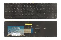 Оригинальная клавиатура для ноутбука HP ProBook 450 G3, ProBook 455 G3, ProBook 470 G3 series, black, ru, подсветка, джойстик 