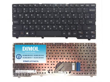 Оригинальная клавиатура для Lenovo Ideapad 100s-11iby series, black, ru 