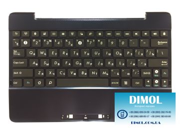 Оригинальная клавиатура для планшета Asus Eee Pad TF201, TF300 series, rus, black, передняя панель