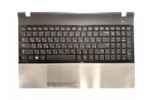 Оригинальная клавиатура для ноутбука Samsung NP300E5 series, rus, black, передняя панель