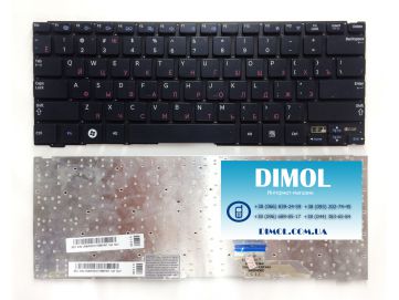 Оригинальная клавиатура для ноутбука Samsung NP350U2B, NP350U2A rus, black