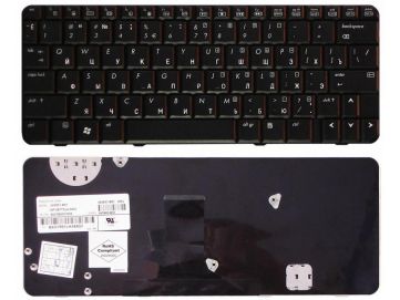 Оригинальная клавиатура для HP Compaq Presario CQ20, 2230s series, black, ru