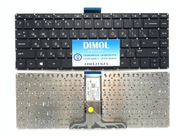 Оригинальная клавиатура для ноутбука HP Pavilion x360 13-S, Stream 14-AX series, black, ru, без рамки