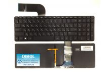 Оригинальная клавиатура для ноутбука HP Pavilion 15-P, 15Z-P, 17-F series, rus, black, подсветка