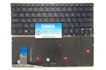 Оригинальная клавиатура для ноутбука Asus UX330U, UX330UA, UX330UAK, UX330UAR series, brown, ru, подсветка (VER2)