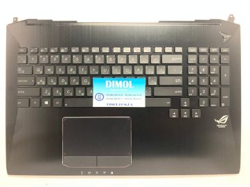 Оригинальная клавиатура для ноутбука Asus ROG G750, G750JH, G750JM, G750JS, G750JW, G750JX, G750JZ series, rus, black, подсветка 