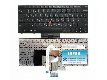Оригинальная клавиатура Lenovo ThinkPad X130e, X131e, X140e series, ru, black, trackpoint