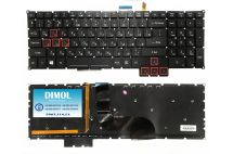 Клавиатура для ноутбука Acer Predator 17-G9000 series, ru, black, RGB-подсветка