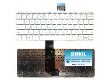 Оригинальная клавиатура для ноутбука HP Stream 11-G, 11-D, 11-P, 11-R series, ru, white