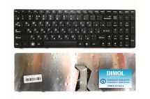 Клавиатура для ноутбука Lenovo IdeaPad Y570 black, ru