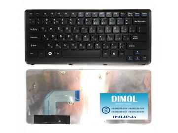 Оригинальная клавиатура для ноутбука Sony Vaio VGN-CS series, black, ru