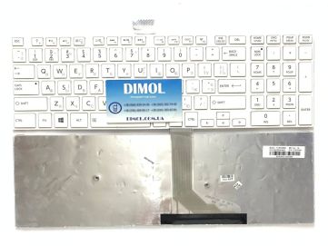 Оригинальная клавиатура для ноутбука Toshiba Satellite L50, L55, S50 series, rus, white