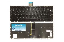 Оригинальная клавиатура для Toshiba Satellite L40-B L40D-B L40DT-B L40T-B L45-B series, ru, подсветка