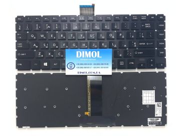 Оригинальная клавиатура для Toshiba Satellite L40-B L40D-B L40DT-B L40T-B L45-B series, ru, подсветка