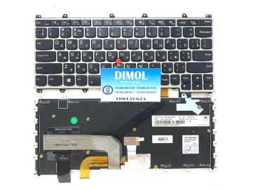 Оригинальная клавиатура для Lenovo ThinkPad Yoga 260, ThinkPad Yoga 370, Yoga X380 series, ru, black, подсветка, трекпоинт  