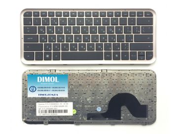 Оригинальная клавиатура для HP Pavilion dm3, dm3-1000, dm3t, dm3z black, ru