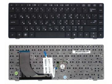 Оригинальная клавиатура для HP ProBook 6360b series, black, ru